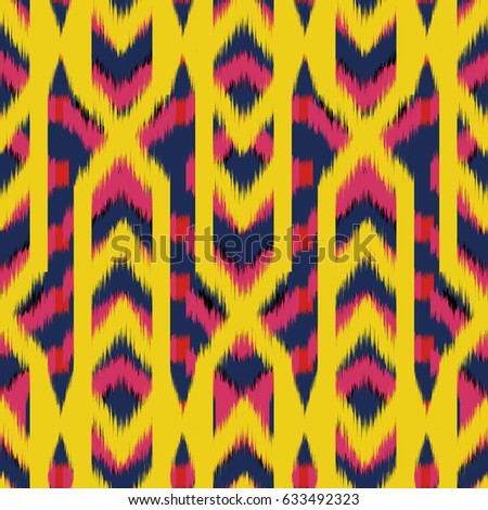 Tribal Ethnic Seamless Pattern Vector Illustration Stock