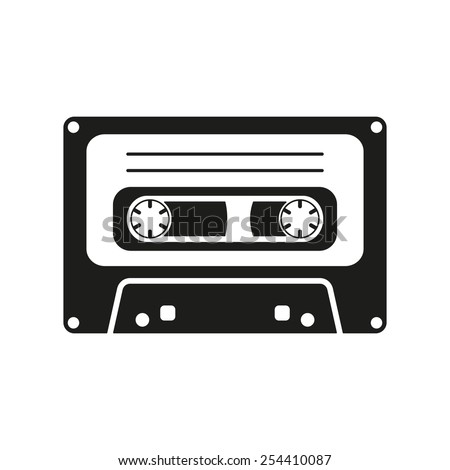 Audio Cassette Tape Illustration Vector Stock Vector 238966804 ...