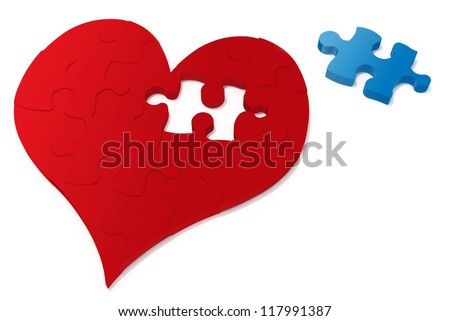 Two Puzzle Pieces Fit Together Form Stock Illustration 2419155 ...