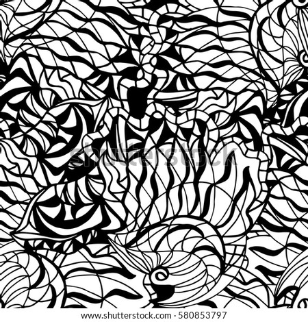 abstract black and white coloring pages - photo #6
