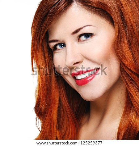 https://thumb10.shutterstock.com/display_pic_with_logo/1204235/125259377/stock-photo-beautiful-smiling-woman-with-red-hair-on-a-white-background-125259377.jpg
