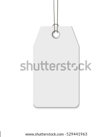 blank price tags