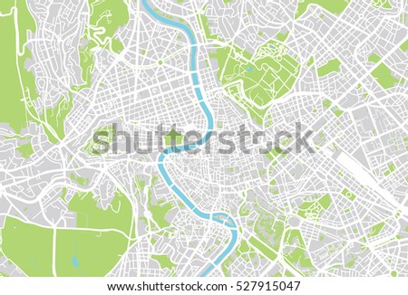 Vector City Map Rome Italy Stock Vector 373222363 Shutterstock Vector City Map Rome Italy Stock Vector 373222363 Shutterstock