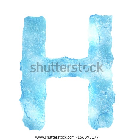Letter L Ice Font Isolated On Stock Illustration 208928068 - Shutterstock