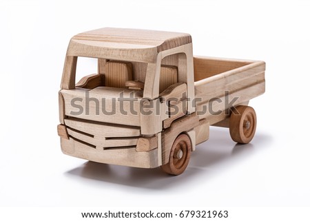 Wooden Toy Truck Stock Photo 133591721 - Shutterstock