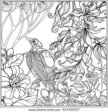 Hudtopics: Lilies And Sparrows Coloring Pages