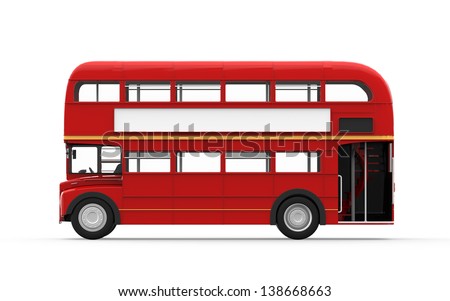 Double Decker Bus Cartoon Stock Vector 179051390 - Shutterstock