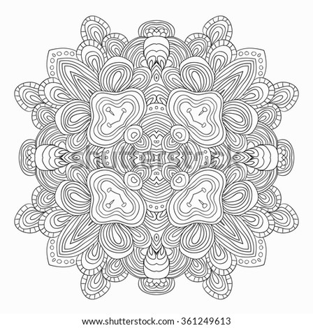 abstract black and white coloring pages - photo #36