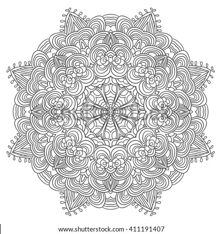 abstract black and white coloring pages - photo #4