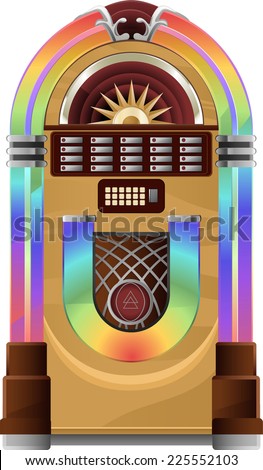 jukebox vector Stock Vinil Jukebox Records Isolated Photo Old Some