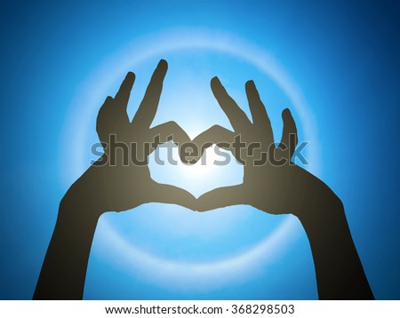 show heart finger gesture Behind Pattern Stock Heart Vector Hands Heart Silhouette