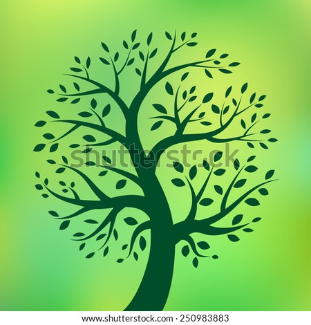 Background Abstract Tree Vector Stock Vector 108886625 Shutterstock Tree Logo Green Tree Ecology Illustration Symbol Icon Vector Design Stock Vector Image