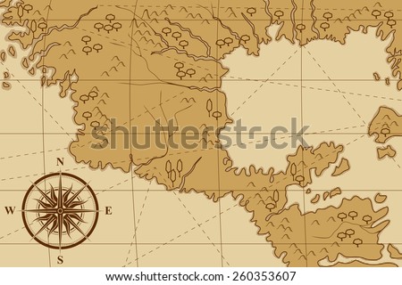 old map template