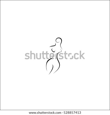 Female Shape Icon Vector Stock Vector 503644459 Shutterstock