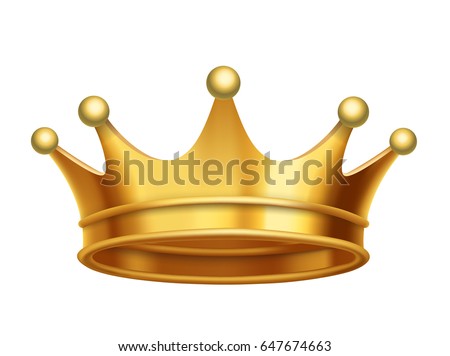 This Golden Crown King Stock Illustration 33626266 - Shutterstock