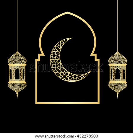 Abstract Elegant Islamic Background Jpeg Version Stock 