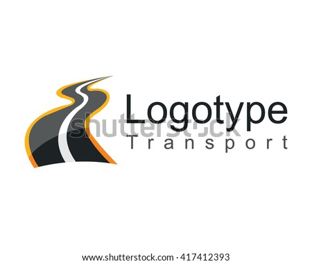Road Maintenance Creative Sign Concept Paving Stock Vector 246514264 Shutterstock Transport Logo Templates