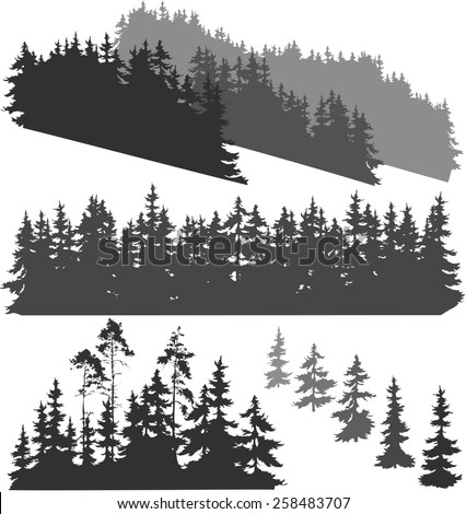 Free Free 233 Mountain Tree Line Svg SVG PNG EPS DXF File