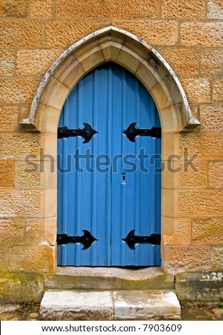 Front Door Victorian Era English Cottage Stock Photo 115782949 ...