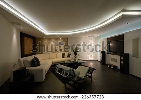 Beautiful Modern Office Manager Interior Design Stock Illustration