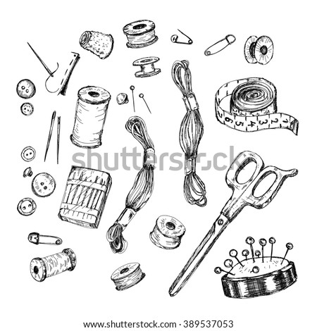 Vector Set Collection Highly Detailed Hand Stock Vector 93187291 ...