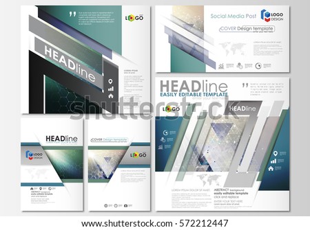 Minimalistic Abstract Vector Illustration Editable Layout Stock Vector 605006669 Shutterstock Social Media Design Templates