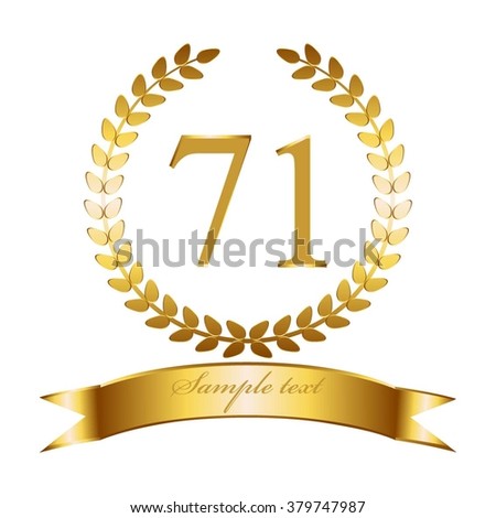 gold wreath winner number one diamonds stock vector gold wreath winner number one diamonds stock vector