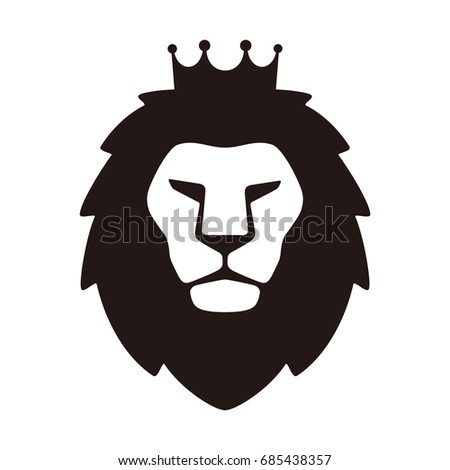 Lion King Logo Design Element Stock Vector 588840224 - Shutterstock