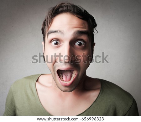 Boy Screams Opening Mouth Stock Photo 149094479 - Shutterstock