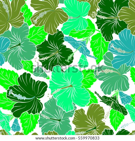 hawaiian shirt pattern vector