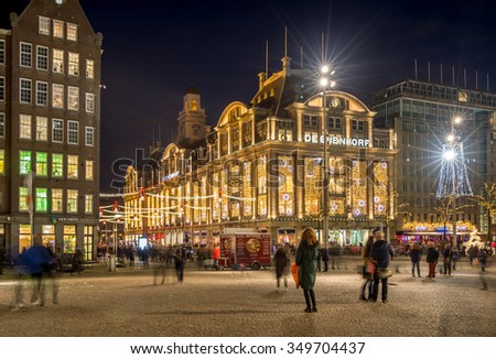 Dutch Square Mall >> Christmas Illumination Amsterdam Canal Stock Photo ... Dutch Square Mall >> Christmas Illumination Amsterdam Canal Stock Photo ...