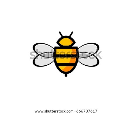 Bee Logo Stock Vector 513912187 - Shutterstock