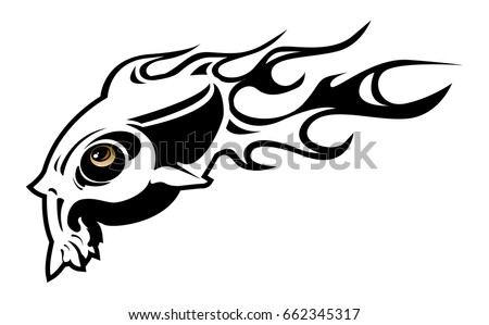 Rabbit Tribal Tattoo Design Stock Vector 65200759 - Shutterstock