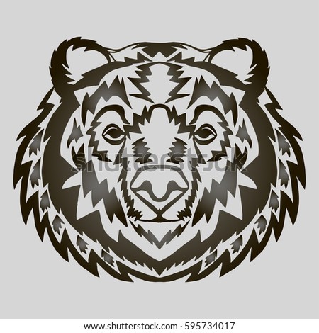 illustration hand drawn bear head tattoo stock vector 590891426 illustration hand drawn bear head tattoo stock vector 590891426
