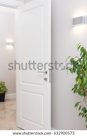 Open White Door Open White Door
