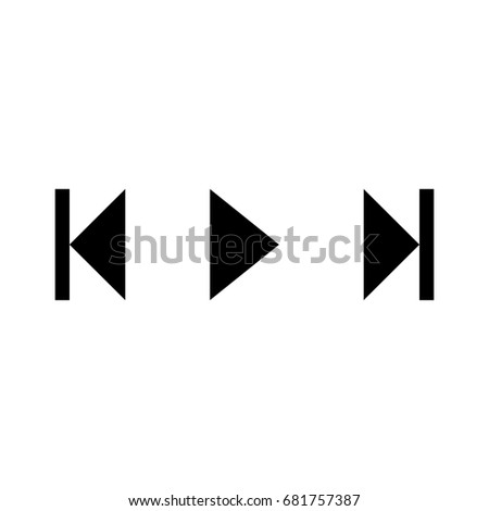 Play Pause Icons Stock Vector 520458397 - Shutterstock