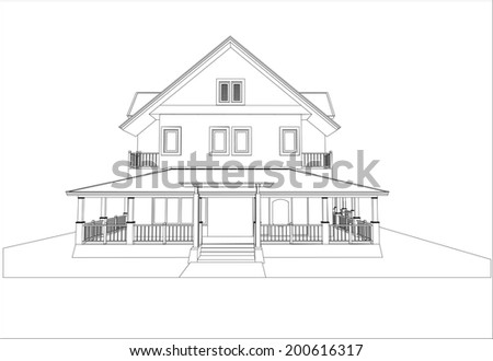 Building a house sketch