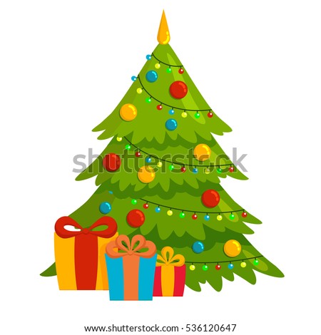 Star Decoration Balls Light Bulb Chain Stock Vector 345042842 ...