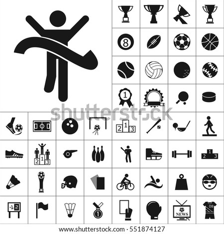 symbol windsurfing such 9 action filled of movie clapper as Set radar, icons exercising,