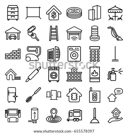 House Key Outline House Key Outline