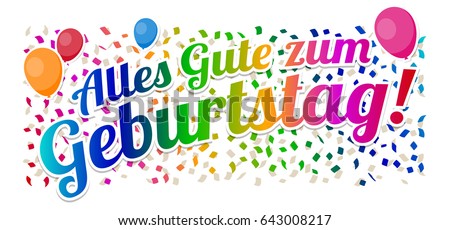 Happy Birthday Poster Rainbow Color Letters Stock Vector 105693284 ...