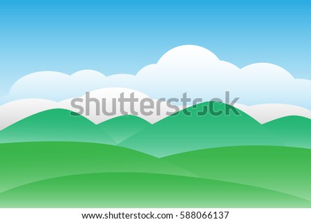 Cartoon Mountains Stock Vector 21673120 - Shutterstock