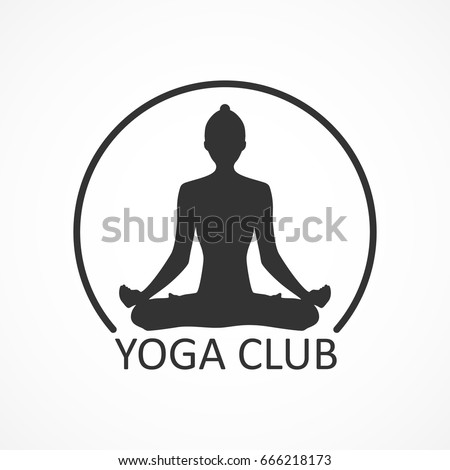 Girl Doing Yoga Silhouette Isolated On Stock Vector 16246552 - Shutterstock