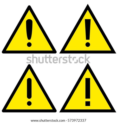 Warning Corrosive Substance Sign General Warning Stock Vector 363626192 ...
