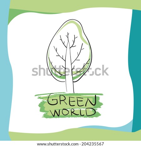 Family Tree Symbol Icon Logo Design Stock Vector 563698570 Shutterstock Concept Family Tree Green Ribbon