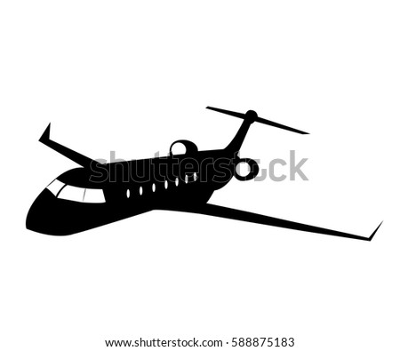 Cartoon Retro Airplane More Vector Airplanes Stock Vector 38101048