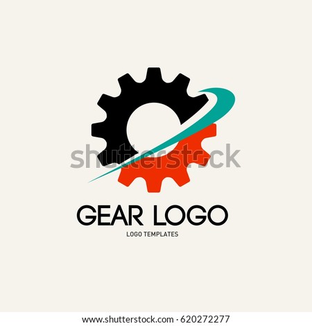 Industrial Vector Logo Design Concept Gear Stockvector 311737172