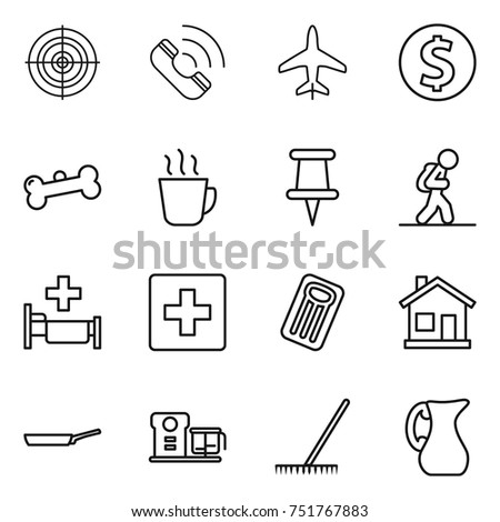 Drones Icon Set Stock Vector Shutterstock