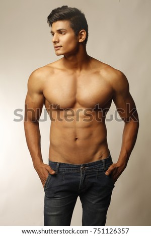 Attractive Young Undressed Man Model Stock Photo 117380020 - Shutterstock