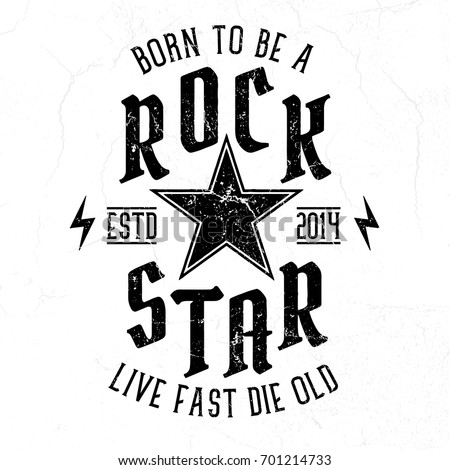 label shirt vector t Rock Sign 566472385 Rock Festival Roll Poster Vector Stock